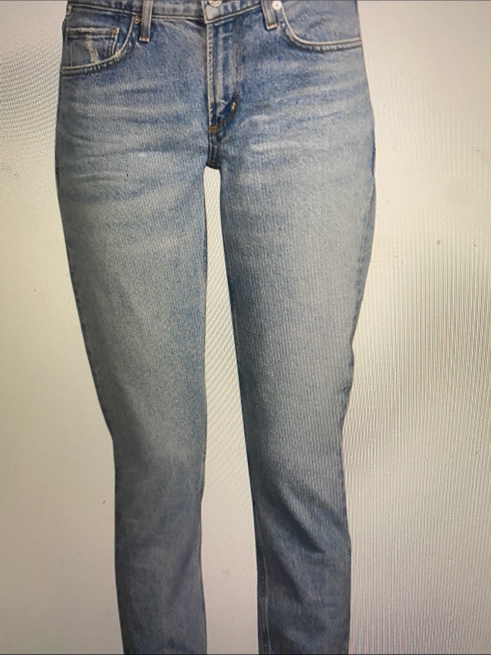 Citizens Of Humanity 'Inga' Light Blue Straight Jeans